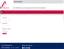 Tablet Screenshot of dte.dirksen.nl